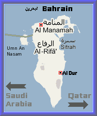 mapa Bahrain